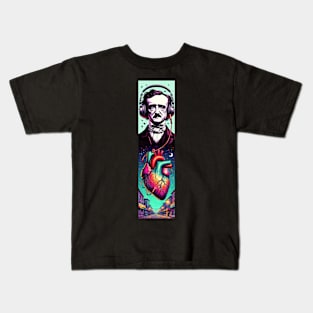 Edgar Allan Poe Tell Tale Heart Art Kids T-Shirt